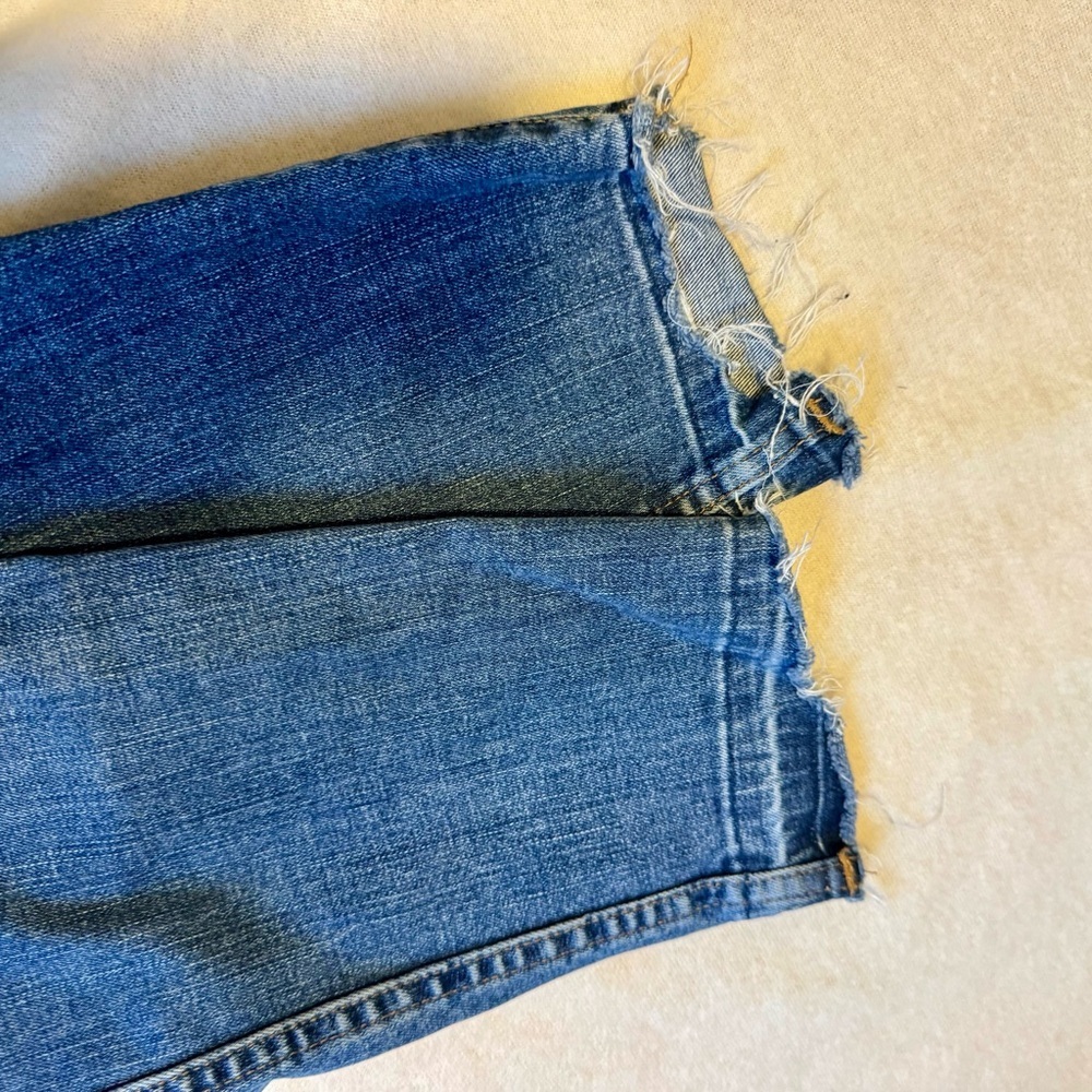 MADEWELL 10" High-Rise Skinny Jeans: Drop Step-Hem Edition - Picture 6 of 12
